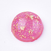 Glitter Translucent Resin Cabochons RESI-S364-43A-M-2