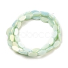 Electroplate Opaque Glass Beads Strands EGLA-J150-A-FR15-2