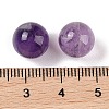 Natural Amethyst No Hole Sphere Beads G-K353-04A-03-3