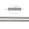Men's Jewelry Making 304 Stainless Steel Box Chains CHS-A003F-4.0mm-7