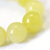 Natural Lemon Jade Round Bead Strands X-G-E334-6mm-07-4
