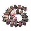 Natural Rhodonite Beads Strands G-F715-046-2
