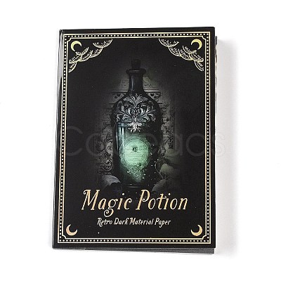 30Pcs 15 Styles Magic Potion Theme Scrapbook Paper Pads DIY-E074-01C-1