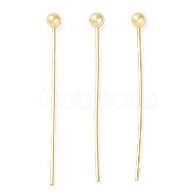 Brass Ball Head Pins KK-N254-49B-G-1