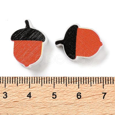 Printed Wood Beads WOOD-Z002-01E-1