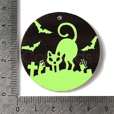 Halloween Imitation Leather Pendants FIND-K017-04C-02-1