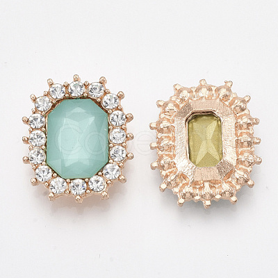 Glass Rhinestone Cabochons RB-S066-07KC-1