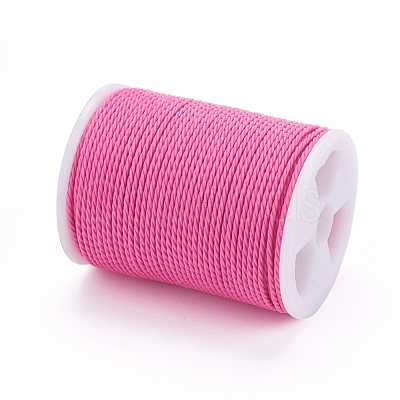 Round Waxed Polyester Cord X-YC-G006-01-1.0mm-19-1