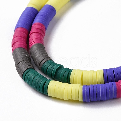 Handmade Polymer Clay Bead Strands CLAY-C003-02I-1