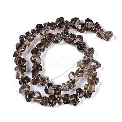 Natural Smoky Quartz Beads Strands G-B072-A01-01-1