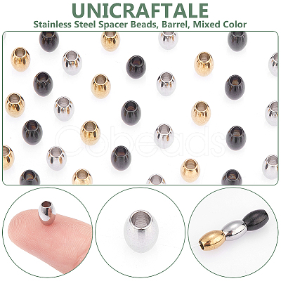 Unicraftale 304 Stainless Steel Spacer Beads STAS-UN0001-05-1