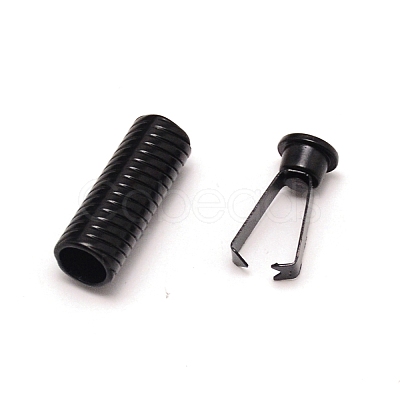 Zinc Alloy Cord Ends FIND-WH0091-67EB-1