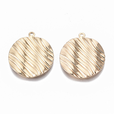 Eco-Friendly Iron Pendants X-IFIN-T015-031G-NR-1