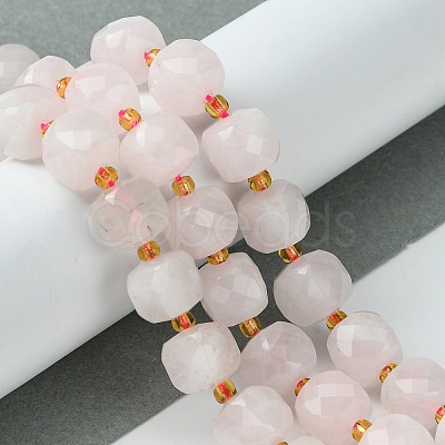 Natural Rose Quartz Beads Strands G-Q010-A10-01-1