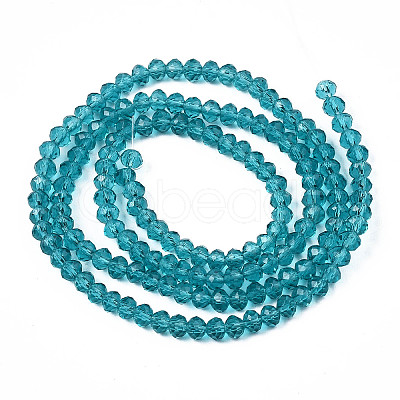 Glass Beads Strands EGLA-A034-T2mm-D27-1