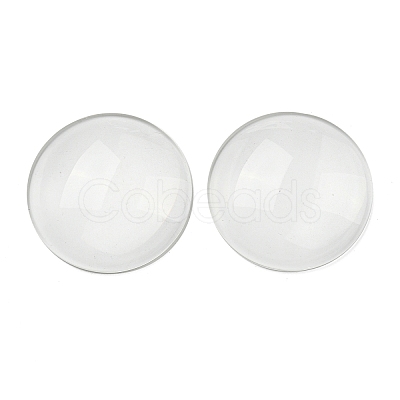 Transparent Glass Cabochons GGLA-G013-1