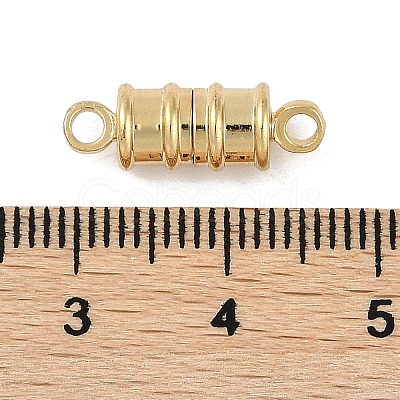 Rack Plating Brass Magnetic Clasps KK-Z070-18G-1