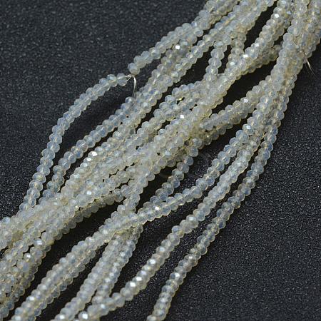 Electroplate Glass Beads Strands EGLA-J144-PL-C10-1