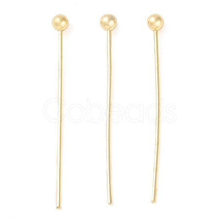 Brass Ball Head Pins KK-N254-49B-G-1