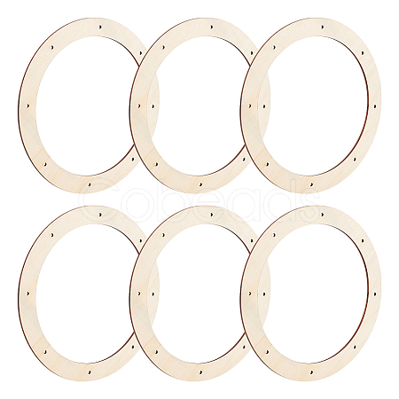 Unfinished Wood Circles DIY-WH0043-05C-1
