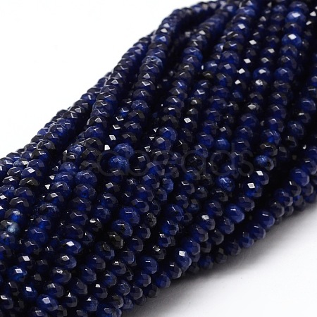 Dyed Natural Malaysia Jade Rondelle Beads Strands X-G-E316-2x4mm-16-1