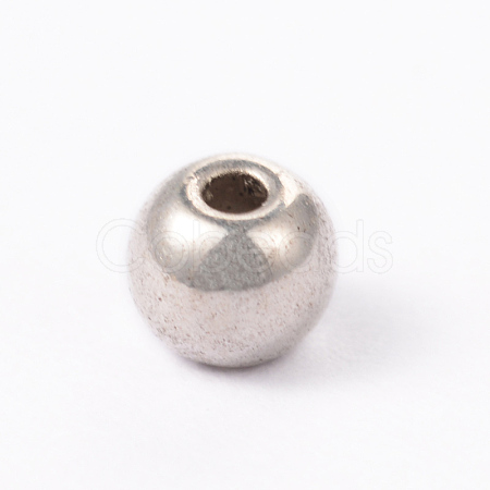 Tibetan Style Alloy Round Beads PALLOY-ZN818-4mm-AS-FF-1