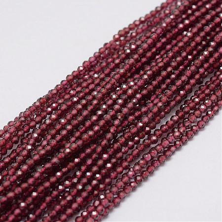 Natural Garnet Beads Strands G-E351-03-1