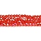 Transparent Electroplate Glass Beads Strands, AB Color Plated, Faceted, Bicone, Red, 4x4mm, Hole: 0.8mm, about 82~85pcs/strand, 12.01~12.2 inch(30.5~31cm)