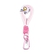 Braided Nylon Strap, Alloy Clasp for Key Chain Bag Phone Lanyard, Pink, 18.5~19cm