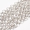 Iron Rolo Chains, Soldered, Platinum, 4mm