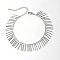 Fashionable Casual Brass Tube Charms Tassel Anklet for Women