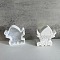 Christmas Candle Holder Silicone Molds, for Aromatherapy Candle Making, Ghost, 130x110x26mm