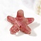 Acrylic Claw Hair Clips, Starfish, Hair Accessories for Women Girls, FireBrick, 90x83x49mm