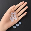 35Pcs Transparent Spray Painted Glass Beads GLAA-YW0001-65-4