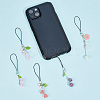 Lily of the Valley Acrylic Mobile Straps HJEW-AB00627-4