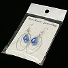 Trendy Glass Teardrop Dangle Earrings EJEW-JE00529-08-2