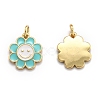 Brass Enamel Charms KK-O135-01E-2