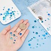 AHADERMAKER 6000Pcs 10 Styles Pointed Back Acrylic Rhinestone Cabochons TACR-GA0001-07C-3