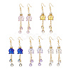 Brass Dangle Earrings EJEW-JE05181-1