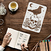 Plastic Reusable Drawing Painting Stencils Templates DIY-WH0202-266-3