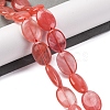 Cherry Quartz Glass Beads Strands G-L605-F02-02-2