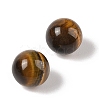 Natural Tiger Eye No Hole Sphere Beads G-K353-04A-04-2