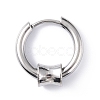 304 Stainless Steel Hoop Earrings STAS-B030-03D-1