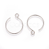 304 Stainless Steel Earring Hooks STAS-L216-02A-P-1