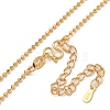 Brass Ball Chain Necklaces for Women NJEW-U011-12G-2