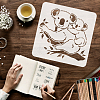 Large Plastic Reusable Drawing Painting Stencils Templates DIY-WH0172-723-3