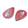 PU Leather Big Pendants FIND-R050-03B-2