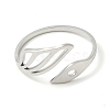 304 Stainless Steel Cuff Rings RJEW-G299-02P-2