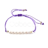 Adjustable Nylon Cord Braided Bead Bracelets BJEW-JB05489-3