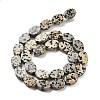 Natural Dalmatian Jasper Beads Strands G-P559-B08-01-4